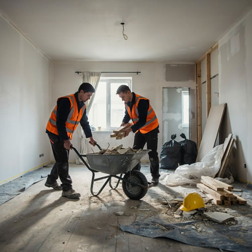 Débarras après travaux