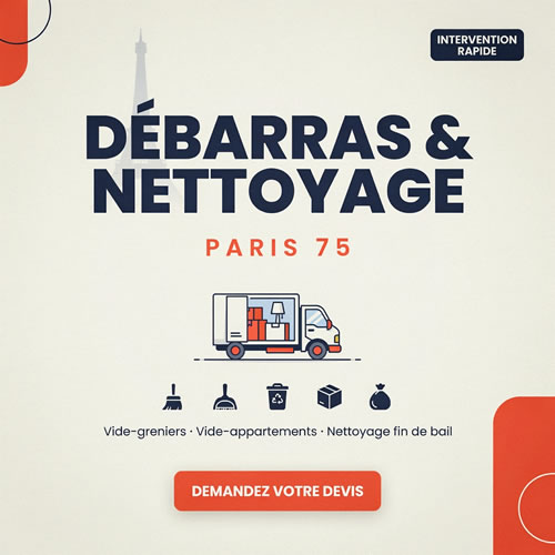 Débarras nettoyage Paris