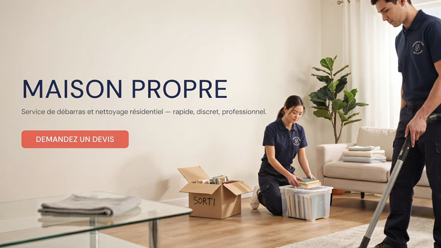 Débarras et Nettoyage 1 débarras et nettoyage