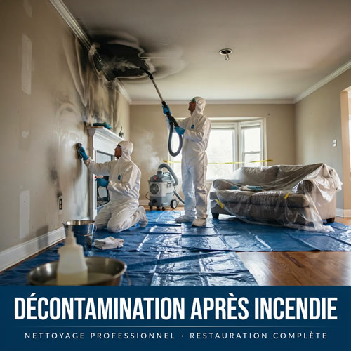 decontamination apres incendie