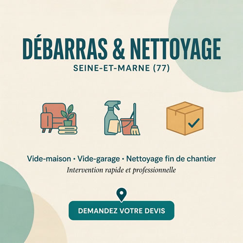 entreprise debarras nettoyage Seine et Marne entreprise debarras nettoyage Seine et Marne