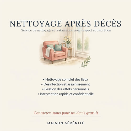 nettoyage après- décès