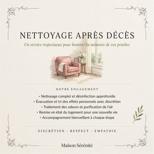 nettoyage deces
