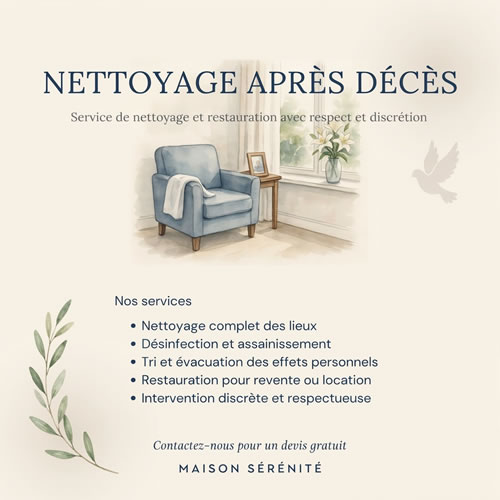 nettoyage deces