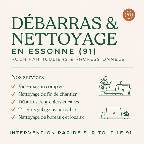 DEBARRAS NETTOYAGE Essonne