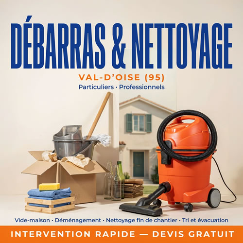 Débarras et Nettoyage en Val-d'Oise Débarras et Nettoyage en Val-d'Oise
