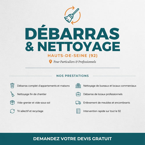 Débarrast Nettoyage Hauts-de-Seine