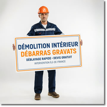 debarras démolition gravats Châtillon