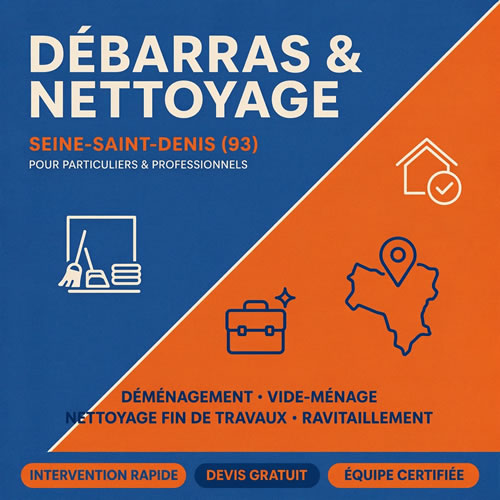 debarras nettoyage Seine-Saint-Denis 93