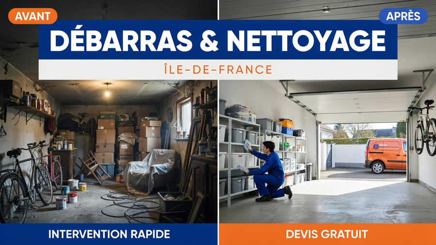 débarras nettoyage garage