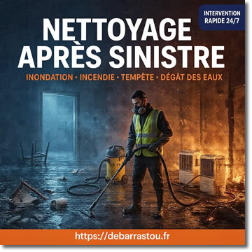 nettoyage après sinistre Rosny-sous-Bois