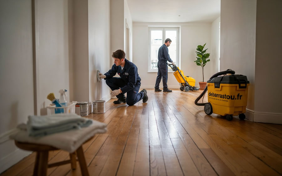 Nettoyage de fin de chantier
